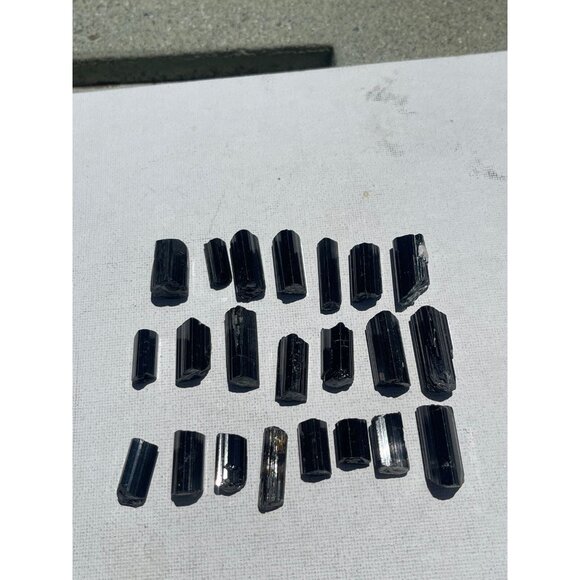 Black Tourmaline Parcel lot - 338 Carats - for jewelry making wire wrapping - Picture 2 of 10